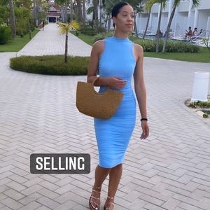 Sky blue dress- worn once